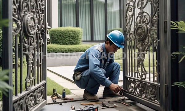 Thợ sửa cửa sắt phường Diên Hồng mới giá rẻ 25 phút có mặt