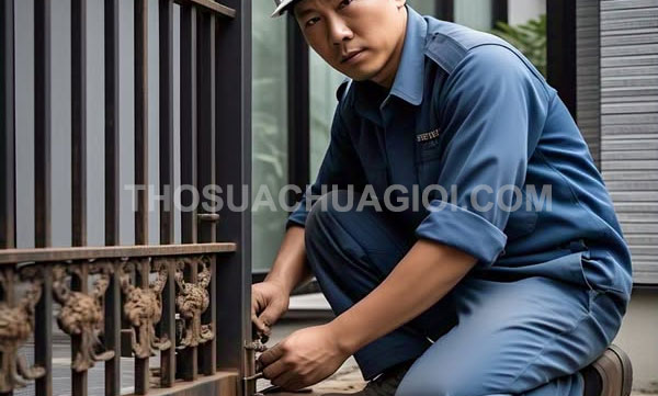 Thợ sửa cửa sắt phường Gia Định mới gọi 10 phút có mặt