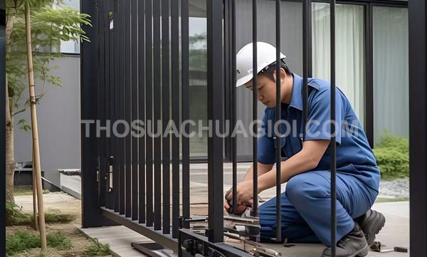 Thợ sửa cửa sắt phường Tân Sơn Nhất mới giá rẻ 25 phút có mặt