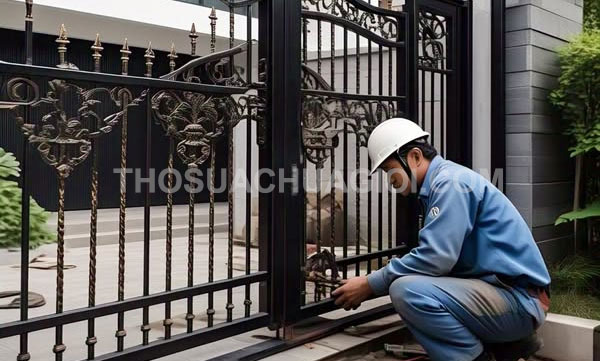Thợ sửa cửa sắt phường Tân Sơn mới giá rẻ 15 phút đến nơi