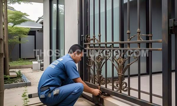 Thợ sửa cửa sắt phường Vườn Lài mới liên hệ 20 phút có