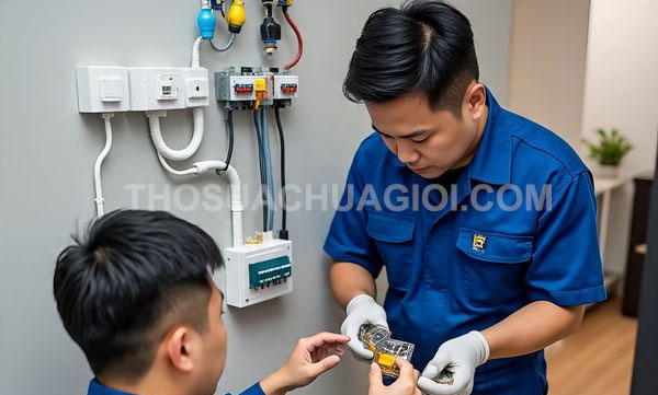Thợ sửa điện phường Bình Dương mới liên hệ 20 phút có