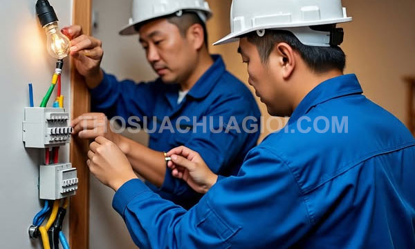Thợ sửa điện phường Bình Phú mới giá rẻ 15 phút đến nơi