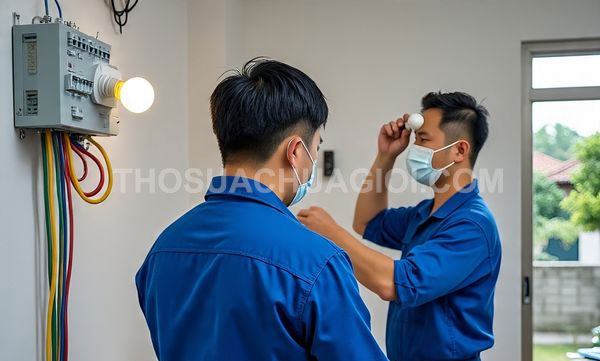 Thợ sửa điện phường Cầu Ông Lãnh mới giá rẻ 25 phút có mặt