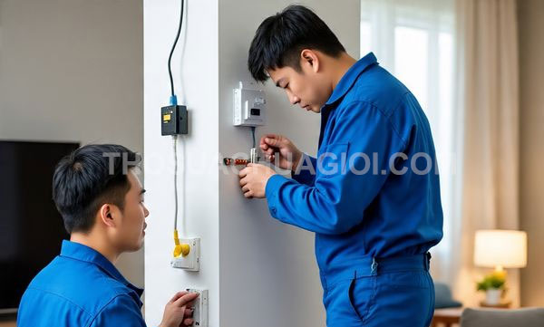 Thợ sửa điện tại Dĩ An gọi 10 phút có mặt tận nhà