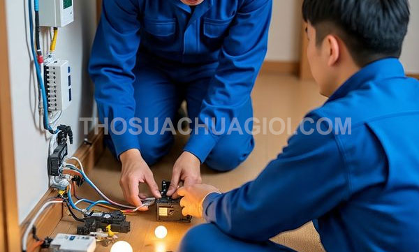 dịch vụ Thợ sửa điện phường Đông Hưng Thuận