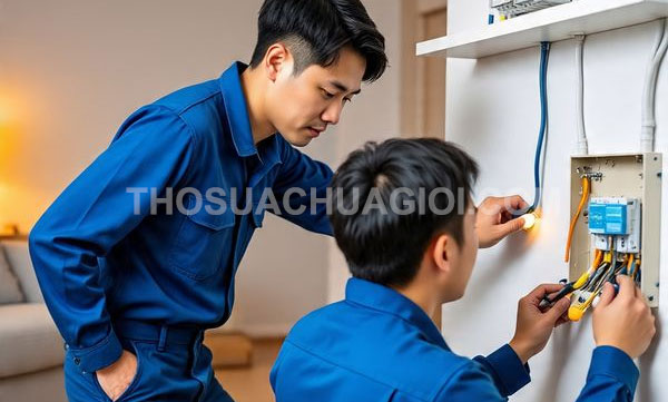 Thợ sửa điện phường Hạnh Thông mới giá rẻ 15 phút đến nơi