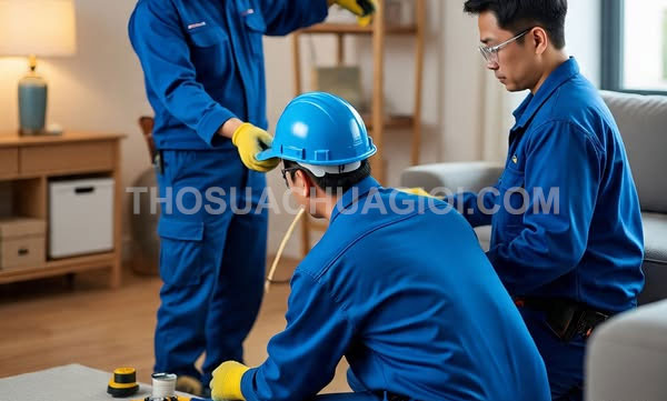 Thợ sửa điện phường Trung Mỹ Tây mới giá rẻ 25 phút có mặt