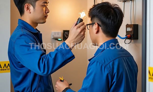 Thợ sửa điện xã Nhuận Đức mới chất lượng 30 phút có