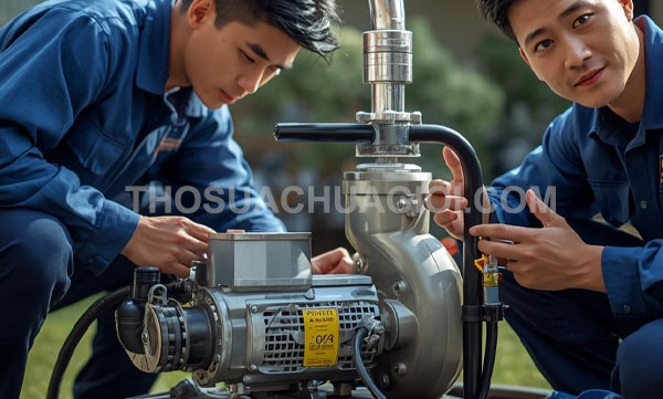 Thợ sửa máy bơm nước phường An Đông mới liên hệ 20 phút có