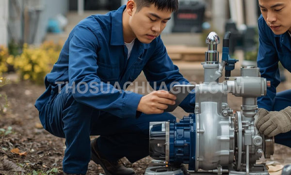 Thợ sửa máy bơm nước phường Bình Tây mới giá rẻ 15 phút đến nơi