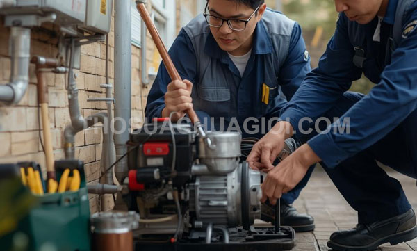 Thợ sửa máy bơm nước phường Tân Hòa mới gọi 10 phút có mặt