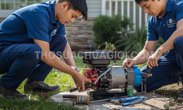 Thợ sửa máy bơm nước phường Tân Sơn mới liên hệ 20 phút có