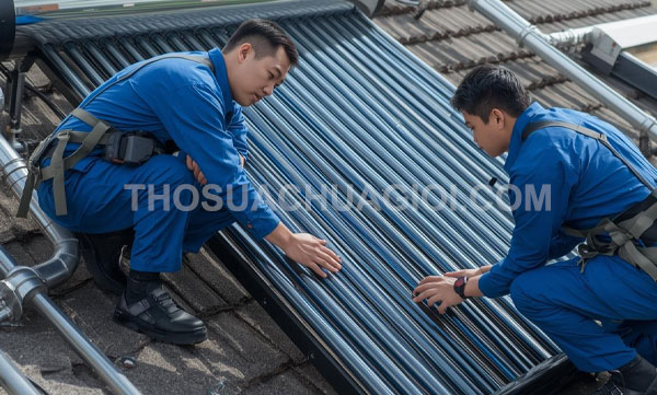 Thợ sửa máy nước nóng năng lượng mặt trời phường Bình Tây tiện lợi