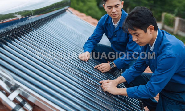 Thợ sửa máy nước nóng năng lượng mặt trời phường Bình Tiên tận tâm