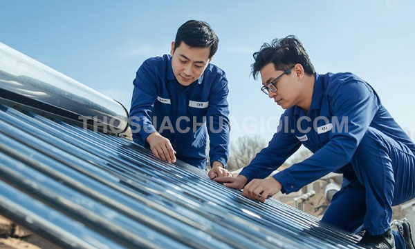 Thợ sửa máy nước nóng năng lượng mặt trời phường Chợ Lớn uy tín