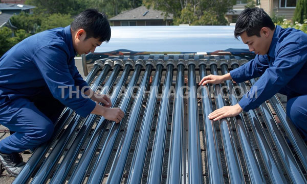 Thợ sửa máy nước nóng năng lượng mặt trời phường Chợ Quán giá rẻ