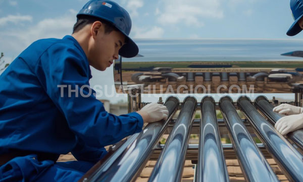 Thợ sửa máy nước nóng năng lượng mặt trời phường Hòa Bình tận tình