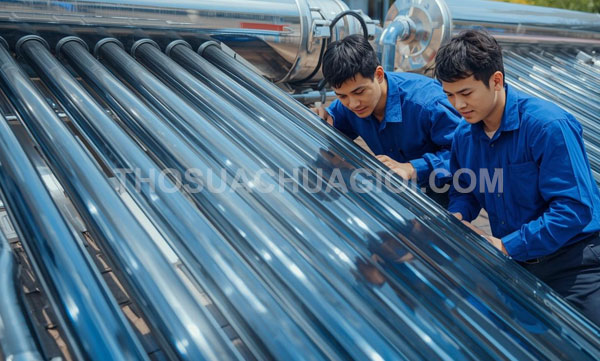 Thợ sửa máy nước nóng năng lượng mặt trời phường Long Bình tận tâm