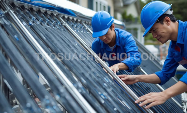 Thợ sửa máy nước nóng năng lượng mặt trời phường Trung Mỹ Tây giá rẻ