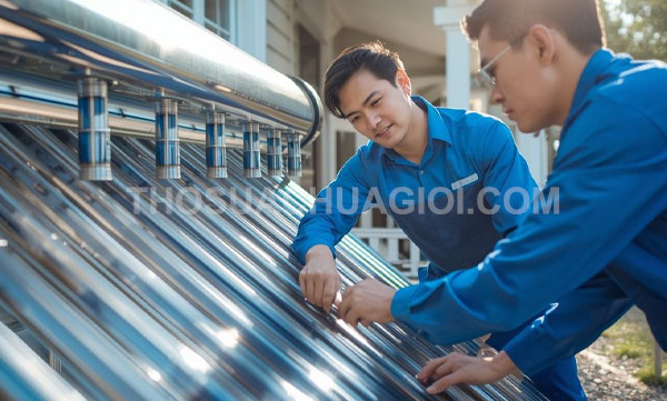 Thợ sửa máy nước nóng năng lượng mặt trời phường Xóm Chiếu nhanh chóng