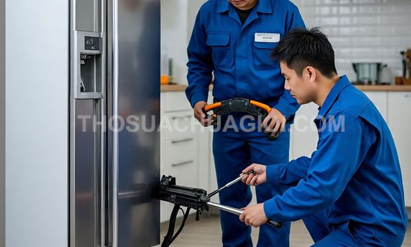 Thợ sửa tủ lạnh phường Vĩnh Hội mới giá rẻ 25 phút có mặt