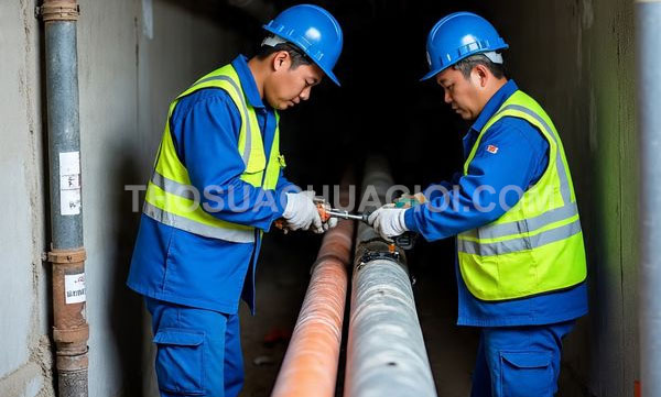 Thợ sửa ống nước phường An Hội Đông mới liên hệ 20 phút có