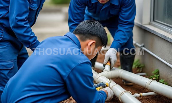 Thợ sửa ống nước tại Gò Vấp khách cần chỉ 10 phút có mặt
