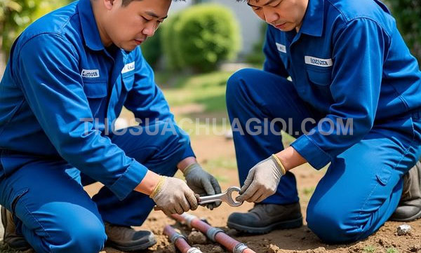 Thợ sửa ống nước phường Trung Mỹ Tây mới giá rẻ 25 phút có mặt
