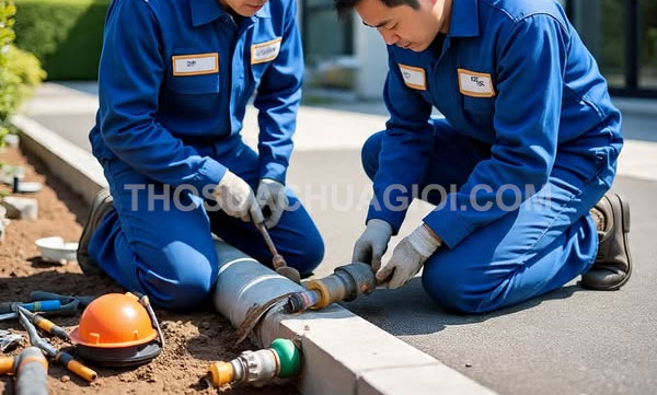 Thợ sửa ống nước xã Hóc Môn mới gọi 10 phút có mặt