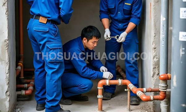 Thợ sửa ống nước xã Tân Nhựt mới gọi 10 phút có mặt