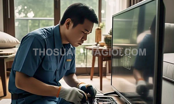 Thợ sửa tivi tại nhà phường An Hội Đông mới giá rẻ 15 phút đến nơi