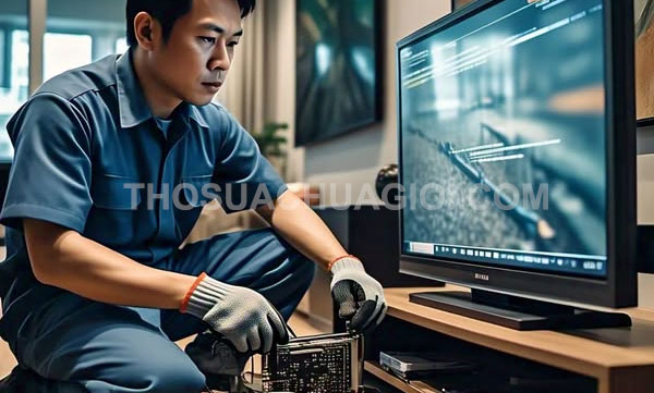 Thợ sửa tivi tại nhà phường Cầu Kiệu mới giá rẻ 25 phút có mặt