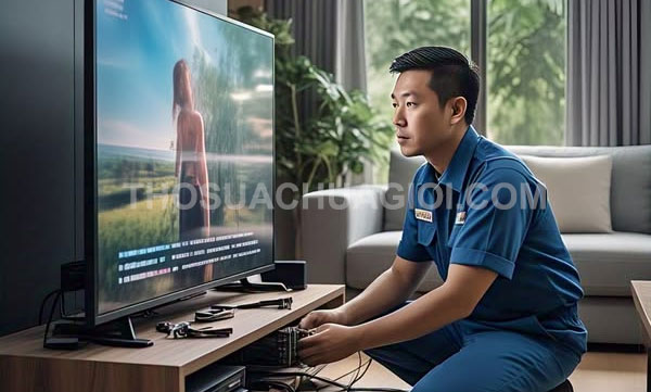 Thợ sửa tivi tại nhà phường Hạnh Thông mới chất lượng 30 phút có