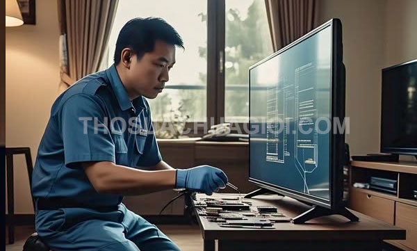 Thợ sửa tivi tại nhà phường Phú Định mới giá rẻ 15 phút đến nơi
