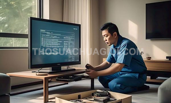 Thợ sửa tivi tại nhà Tân Phú mới liên hệ 20 phút có mặt
