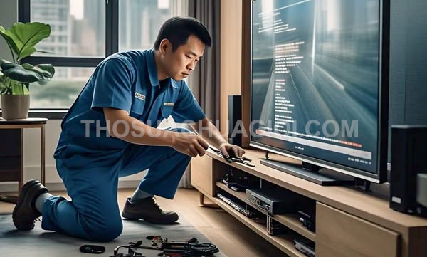 Thợ sửa tivi tại nhà phường Vĩnh Hội mới chất lượng 30 phút có