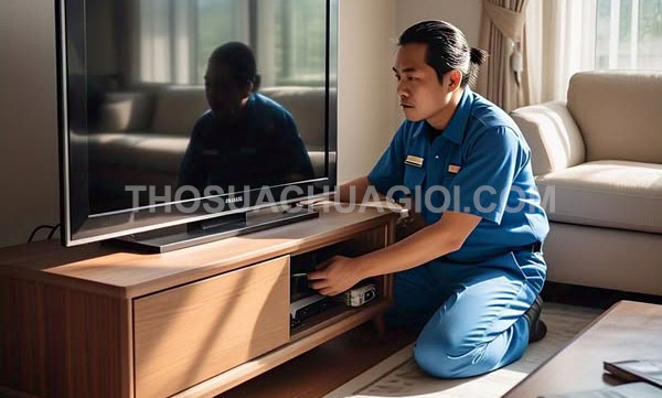 Thợ sửa tivi tại nhà xã Bình Chánh mới giá rẻ 25 phút có mặt