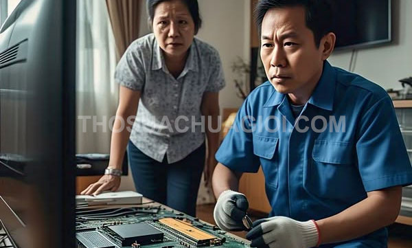 Thợ sửa tivi tại nhà xã Nhà Bè mới gọi 10 phút có mặt