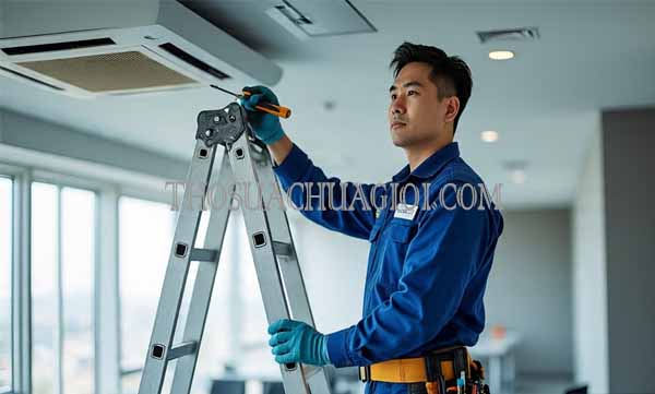 Máy lạnh chảy nước có nguy hiểm không