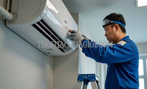 Máy lạnh chảy nước có tốn điện không