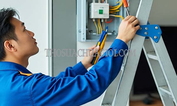 Thợ sửa điện phường Bình An cũ giá rẻ 20 phút có mặt