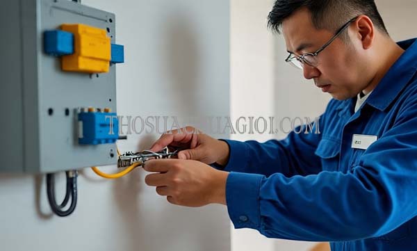 Thợ sửa điện phường Bình Khánh cũ liên hệ 10 phút có