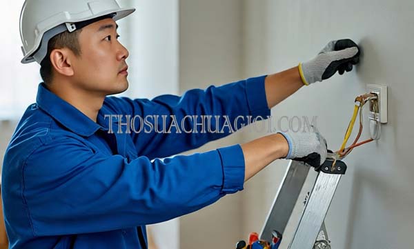 Thợ sửa điện phường Tân Phong cũ liên hệ 10 phút có