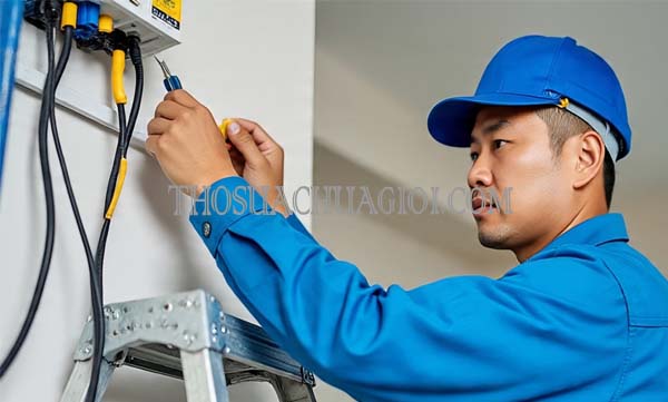 Thợ sửa điện phường Thới An cũ liên hệ 10 phút có