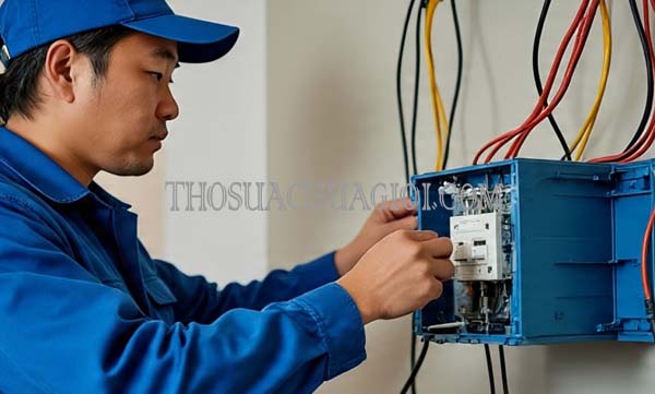 Thợ sửa điện xã Thới Tam Thôn cũ giá rẻ 20 phút có mặt