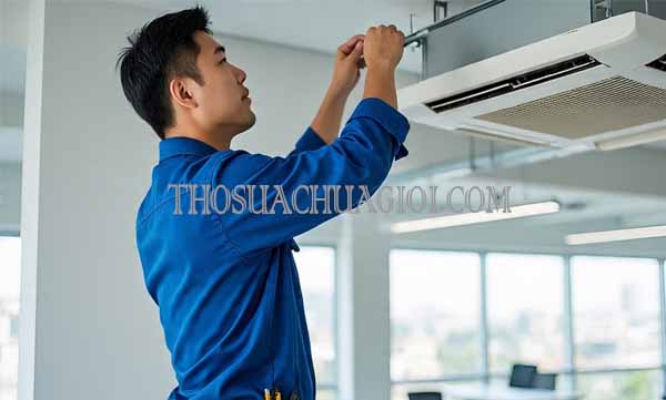 Sửa máy lạnh kêu to uy tín