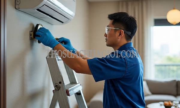 sửa máy lạnh tại chung cư safira khang điền uy tín