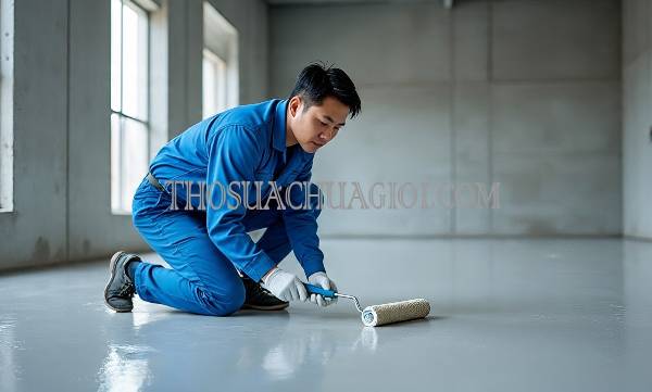 thi công sơn epoxy phường phước bình giá rẻ