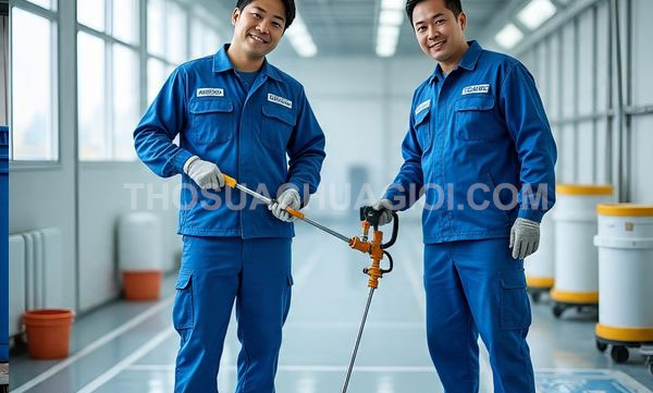 Thi công sơn Epoxy phường An Đông mới liên hệ 20 phút có